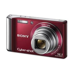 Kompaktikamera - Sony DSC-W370 Punainen + Objektiivin Sony Lens 34-238mm f/3.6-5.6