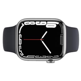 Apple Watch Series 7 (2021) GPS + Cellular 45 mm - Ruostumaton teräs Hopea