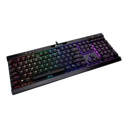 Corsair Näppäimistö AZERTY Ranska Taustavalaistu K70 RGB MK.2 Low Profile