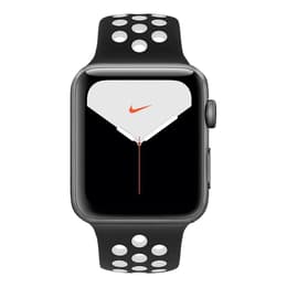 Apple Watch (Series 5) GPS 44 mm - Alumiini Tähtiharmaa - Sport Nike Antrasiitti/Musta