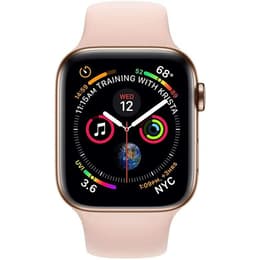 Apple Watch (Series 4) GPS + Cellular 44 mm - Kulta - Sport loop Pinkki hiekka