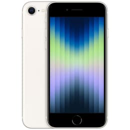 iPhone SE (2022) 128 GB - Tähtivalkea - Lukitsematon