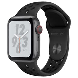 Apple Watch (Series 4) GPS + Cellular 40 mm - Alumiini Tähtiharmaa - Nike Sport band Harmaa