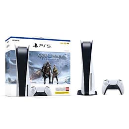 PlayStation 5 825GB - Valkoinen + God of War Ragnarok