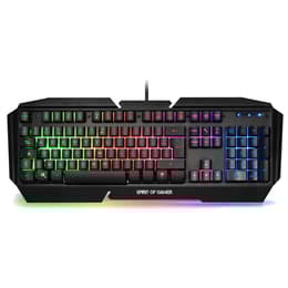 Spirit Of Gamer Näppäimistö AZERTY Ranska Taustavalaistu CLS-MKH500
