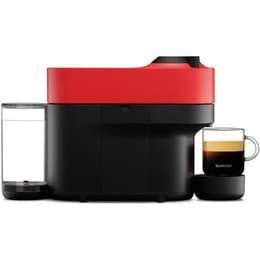 Kapseli ja espressokone Nespresso-yhteensopiva Krups Vertuo Pop L - Punainen/Musta