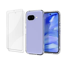 Kuori Google Pixel 9a ja 2 suojakalvo - TPU - Läpinäkyvä