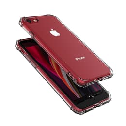 Kuori iPhone SE (2022/2020)/8/7/6/6S - Muovi - Läpinäkyvä