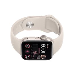Apple Watch Series SE 2 (2022) GPS 40 mm - Alumiini Hopea - Sport band Tähtivalkea