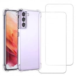 Kuori Galaxy S24 ja 2 suojakalvo - TPU - Läpinäkyvä