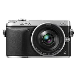 Lumix DMC-GX7 - Musta/Hopea + Panasonic Lumix G Vario 14-42mm f/3.5-5.6 ASPH OIS + Lumix G Vario 45-200mm f/4-5.6 II Power OIS f/3.5-5.6 + f/4-5.6