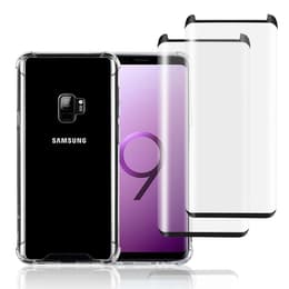 Kuori Galaxy S9 ja 2 suojakalvo - Kierrätysmuovi - Läpinäkyvä