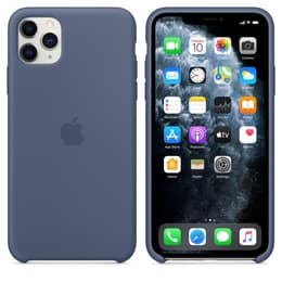 Apple Silikonikuori iPhone 11 Pro Max - Silikoni Sininen