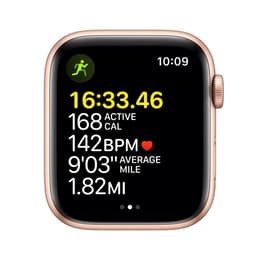 Apple Watch Series 5 (2019) GPS 44 mm - Alumiini Kulta- Sport loop Goud