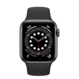 Apple Watch (Series 6) 2020 GPS + Cellular 44 mm - Alumiini Tähtiharmaa - Musta