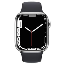 Apple Watch Series 7 (2021) GPS + Cellular 45 mm - Ruostumaton teräs Hopea