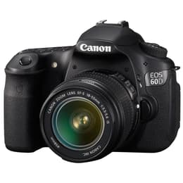 Yksisilmäinen peiliheijastuskamera EOS 60D - Musta + Canon Zoom Lens EF-S 18-55mm f/3.5-5.6 IS f/3.5-5.6