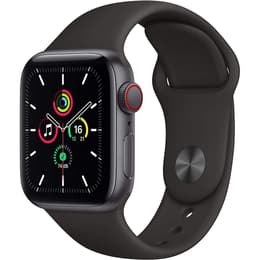 Apple Watch (Series SE) 2020 GPS + Cellular 40 mm - Alumiini Sininen - Sport band Musta