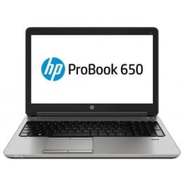 HP ProBook 650 G1 15" Core i5 2.5 GHz - SSD 180 GB - 8GB AZERTY - Ranska