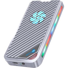 Vultech External SSD RGB Active Cooling Fan 480GB M.2 40Gbps Ulkoinen kovalevy - SSD 480 Gt USB-C