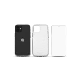 Back Market Kuori iPhone 12 mini ja suojaava näyttö - GRS 4.0 Kierrätysmuovi - Läpinäkyvä