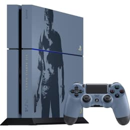 PlayStation 4 1000GB - Harmaa - Rajoitettu erä Uncharted 4 + Uncharted 4