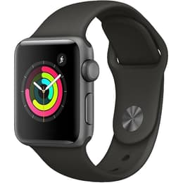 Apple Watch Series 3 (2017) GPS 42 mm - Alumiini Tähtiharmaa - Sport band Harmaa