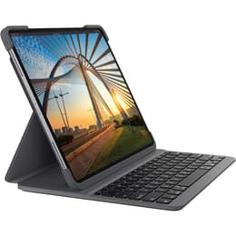 Logitech Näppäimistö QWERTY Englanti (UK) Langaton Taustavalaistu Slim Folio Pro for iPad Pro 12.9-inch