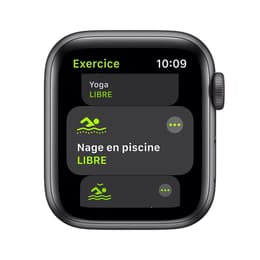 Apple Watch (Series 4) 2018 GPS 40 mm - Alumiini Musta - Musta
