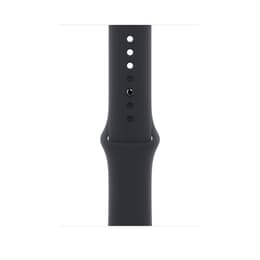 Apple Watch Series 7 (2021) GPS + Cellular 45 mm - Alumiini Keskiyö - Sport band Musta