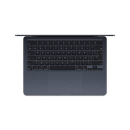 MacBook Air 13" (2024) - Applen M3 ‑siru jossa on 8-ytiminen prosessori ja 10-ytiminen näytönohjain - 16GB RAM - SSD 512GB - Tavallinen näyttö - QWERTY - Suomi