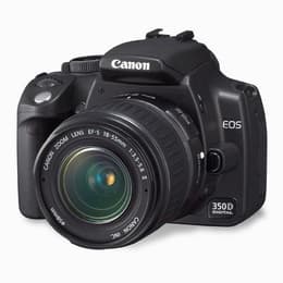 Yksisilmäinen peiliheijastuskamera EOS 350D - Musta + Canon Zoom Lens EF-S 18-55mm f/3.5-5.6II f/3.5-5.6