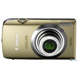 Kompaktikamera Ixus 210 - Kulta + canon Zoom Lens 5X IS 4,3-21,5mm f/2.8-5.9 f/2.8-5.9