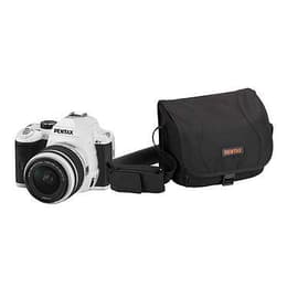 Yksisilmäinen peiliheijastuskamera K-r - Valkoinen/Musta + Pentax smc DA 18-55mm F3.5-5.6 AL WR f/3.5-5.6