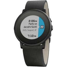 Kellot Pebble Time Round - Musta