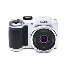 Puolijärjestelmäkamera PixPro AZ251 - Valkoinen + Kodak PixPro Aspheric HD Zoom Lens 25x Wide 24-600mm f/3.7-6.2 f/3.7-6.2
