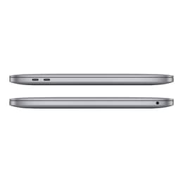 MacBook Pro 13" (2022) - Applen M2 ‑siru jossa on 8-ytiminen prosessori ja 10-ytiminen näytönohjain - 8GB RAM - SSD 256GB - QWERTY - Suomi
