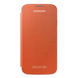 Kuori Galaxy S4 - Nahka - Oranssi