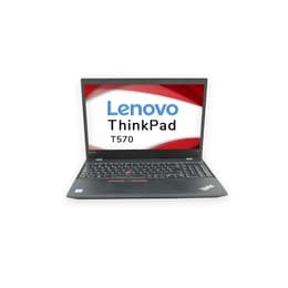 Lenovo ThinkPad T570 15" Core i7 2.8 GHz - SSD 512 GB - 8GB AZERTY - Ranska