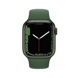 Apple Watch Series 7 (2021) GPS 41 mm - Alumiini Vihreä - Sport band Vihreä