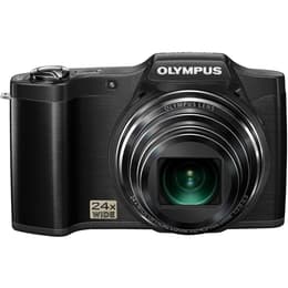 Kompaktikamera SZ-14 - Musta + Olympus Olympus 24x Wide Optical Zoom ED 25-600 mm f/3.0-6.9 f/3.0-6.9