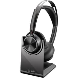 Hp Poly Voyager Focus 2 Kuulokkeet melunvaimennus wireless mikrofonilla - Musta