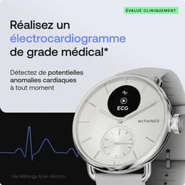 Withings ScanWatch 2 Bluetooth 38 mm - Valkoinen