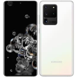 Galaxy S20 Ultra 5G 128GB - Valkoinen - Lukitsematon - Dual-SIM