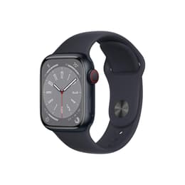 Apple Watch Series 8 (2022) GPS 45 mm - Alumiini Keskiyö- Sport band Midnight