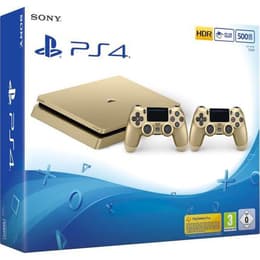 PlayStation 4 Slim 500GB - Kulta - Rajoitettu erä Gold