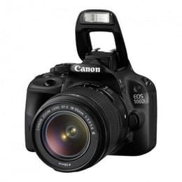 Yksisilmäinen peiliheijastuskamera EOS 100D - Musta + Canon EF-S 18-55 mm f/3.5-5.6 III f/3.5-5.6