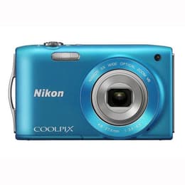 Compact Nikon Coolpix S3300 - Sininen + Objektiivi Nikon 26-156mm f/3.5-6.5
