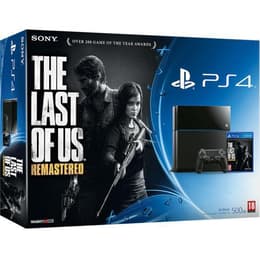 PlayStation 4 500GB - Musta + The Last of Us Remastered