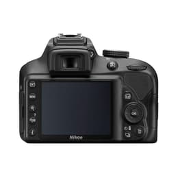 Reflex Nikon D3400 - Musta + Objektiivi Nikon AF-P DX Nikkor 18-55mm F3.5-5.6G VR